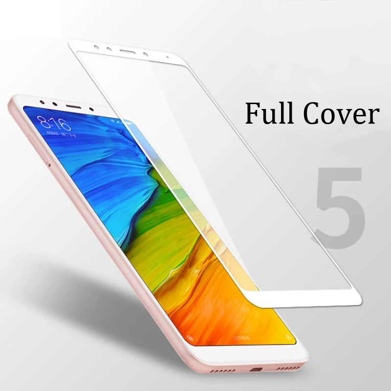 Xiaomi Redmi 5 Plus стекло Redmi5 защита экрана полное покрытие белый и черный Защитная