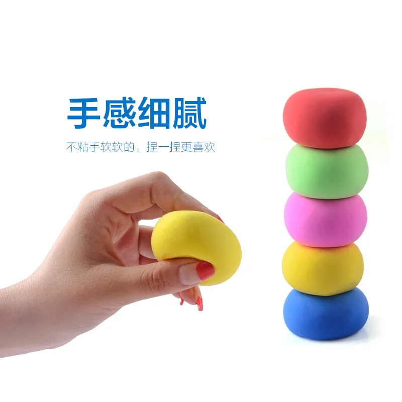 24 цветов слизи Полимерная глина Air Dry Playdough легкие мягкие моделирование прыжки