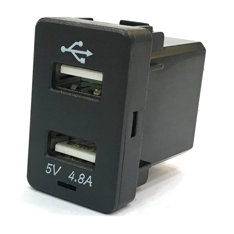 Автомобильное зарядное устройство с 2 USB-портами новейший адаптер для быстрой