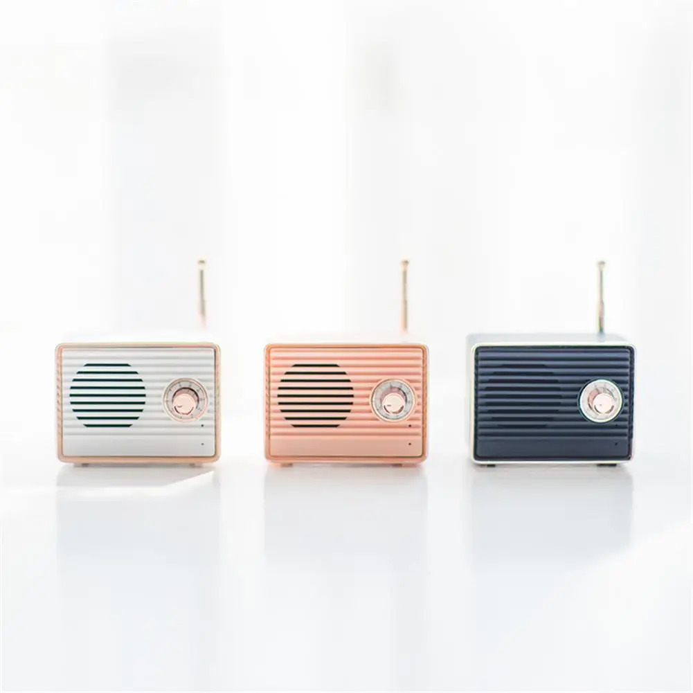 Ретро Bluetooth динамик винтажный Мини Ностальгический тяжелый бас 3D стерео объемный