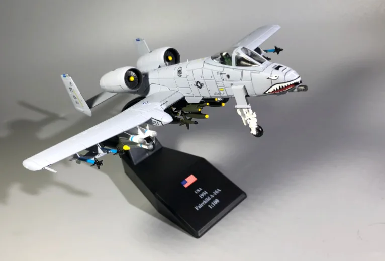 Танк Killer A 10 Thunder Fighter специальный литейный Металл 1/100 модель статического