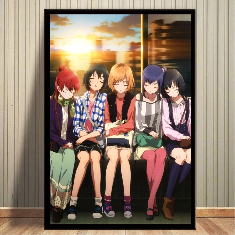 Shirobako аниме художественные плакаты холст печать домашний Декор без рамки | Дом и