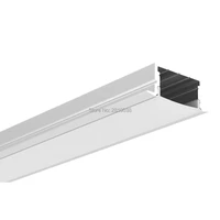 10 x 1m setslot linear flange led strip light aluminum profile t shape aluminium led housing channel for wall or ceiling lamps