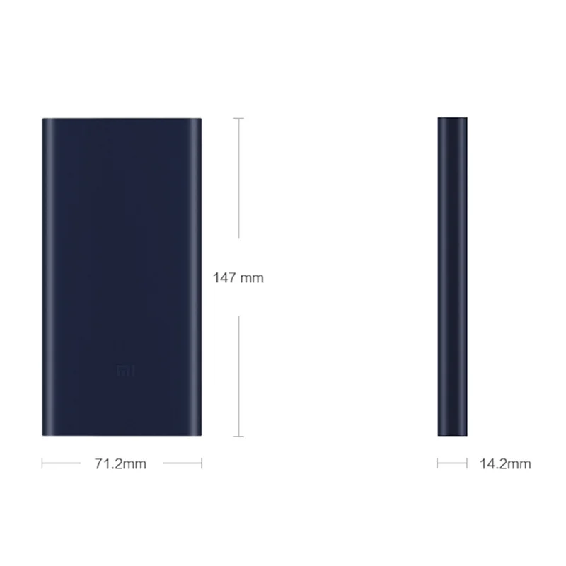 Внешний аккумулятор Xiaomi Mi Power Bank 2 10000 мАч 5 1 в/2 4 А быстрое зарядное устройство с