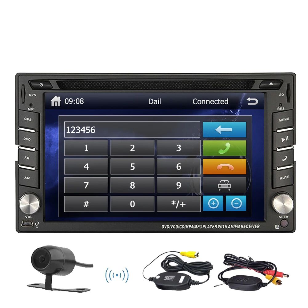 Eincar двойной 2 Din автомобильный DVD CD плеер 6 &quotсенсорный экран стерео gps навигация