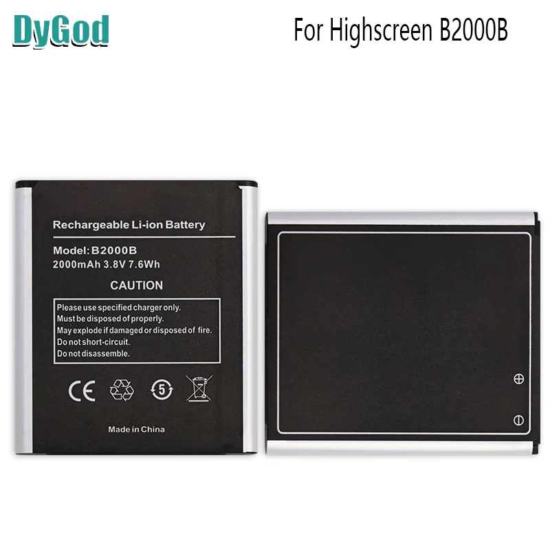DyGod 2000mAh Для Highscreen WinWin win B2000B Экстрим Замена батареи Bateria Batterie Мобильный телефон