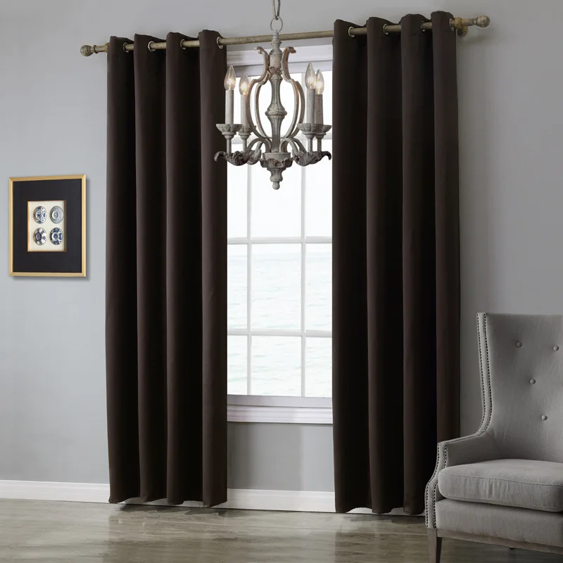 Modern Blackout Curtains For Window Treatment Blinds Finished Drapes Living Room the 20 | Дом и сад
