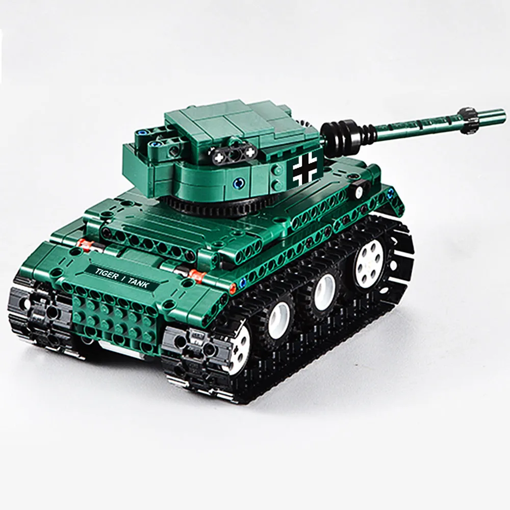 Ww2 RC танки тигра строительные блоки Technic World War 2 военная модель немецкой армии