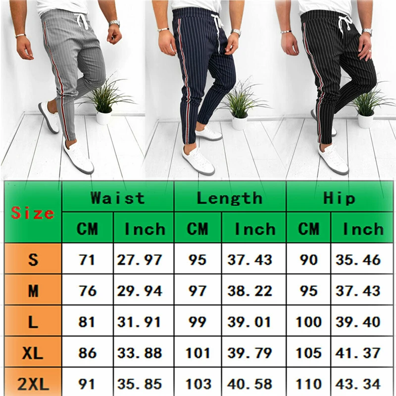 

AU Men Slim Fit Jogger Sports Gym Bodybuilding Running Track Trousers Sweatpants