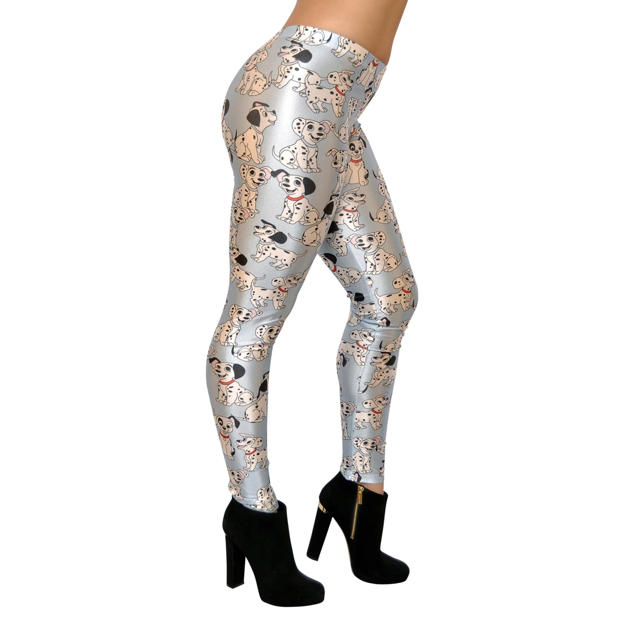 Женские легинсы далматинцев Маленькие светло голубые|Легинсы| |