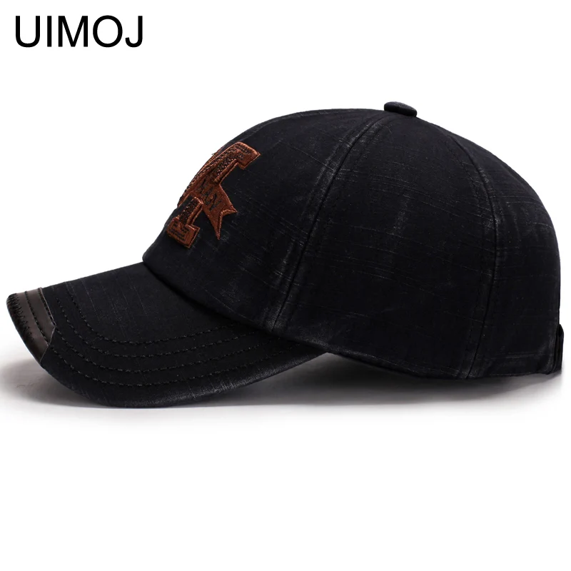 Модная весенняя бейсболка UIMOJ шапки с вышивкой M осенняя уличная шапка для мужчин