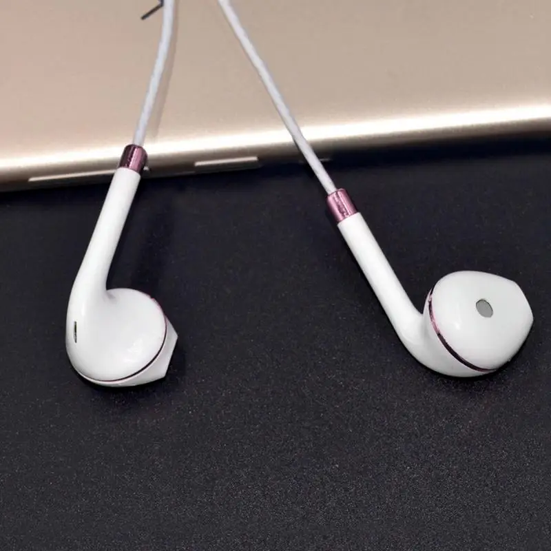 1.6m Arphones 3.5mm Wire-Controlled Portable Audio-Visual Headsets Straight-Line Subwoofer Earphones For Phones Earbuds | Электроника