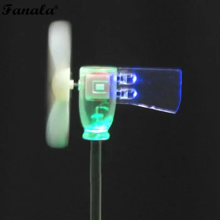 Мини ветряная мельница генератор LED Обучающие инструменты 2 5-6 V 70mA BL-FD32 модель