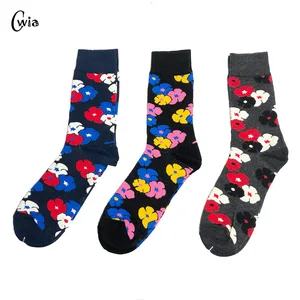 Красочные носки из чесаного хлопка для мужчин и женщин, Крутое Повседневное платье, Забавное платье для вечевечерние, короткие носки 1 пара = 2 шт. ms11