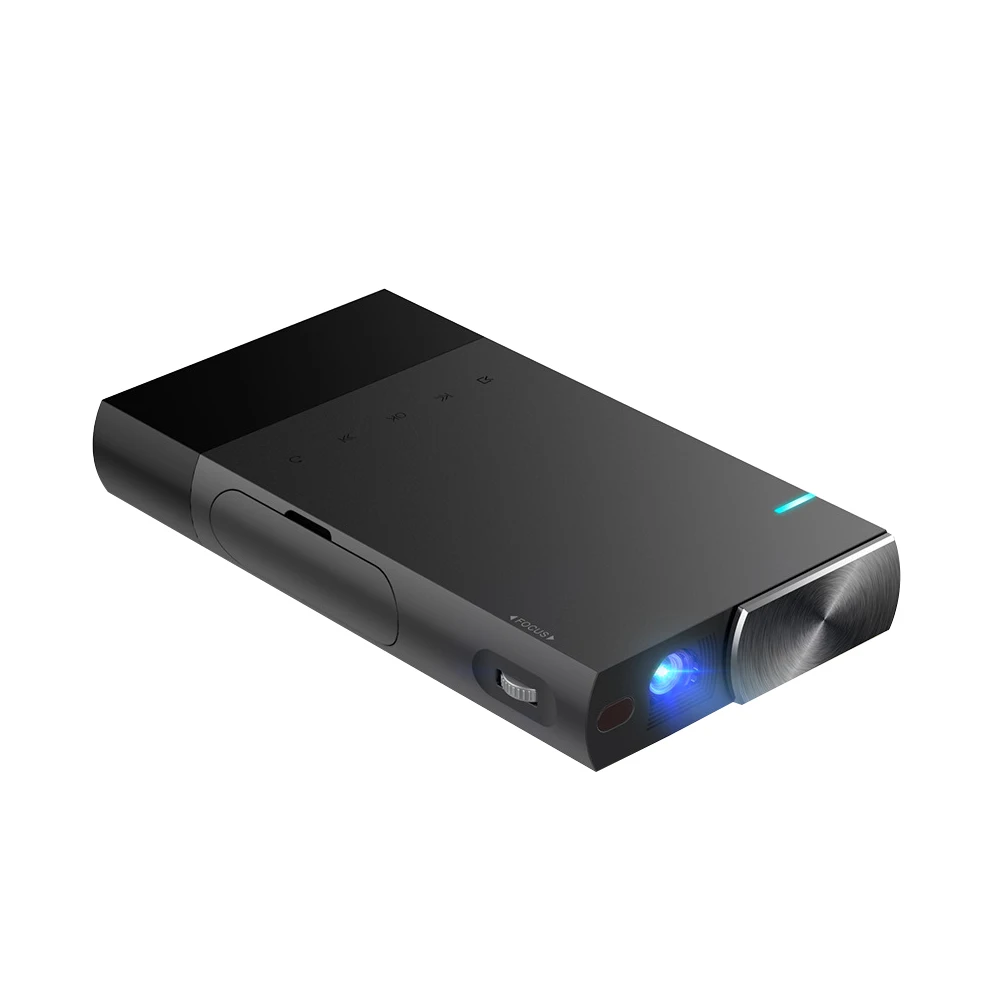 S1 Portable Handle Dlp Wifi Home Theater Hd Mini Smart Projector With 2000lumens Wired Sync Display For Iphone Ipad(US Plug) | Электроника