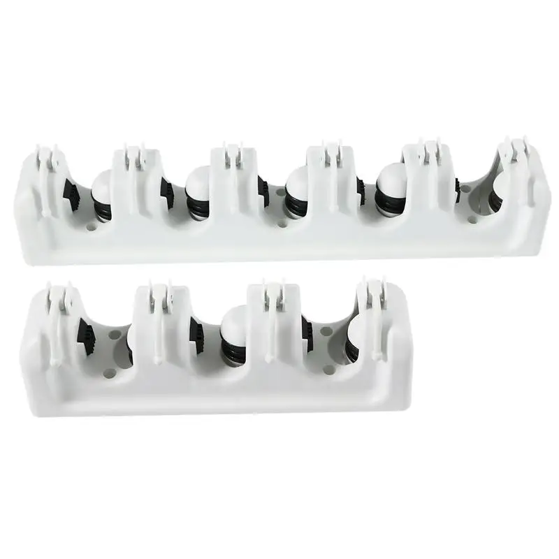 Mop Broom Holder Wall Mounted Storage Rack for Closet Rakes Garden Garage Tool | Umbrella Accessories