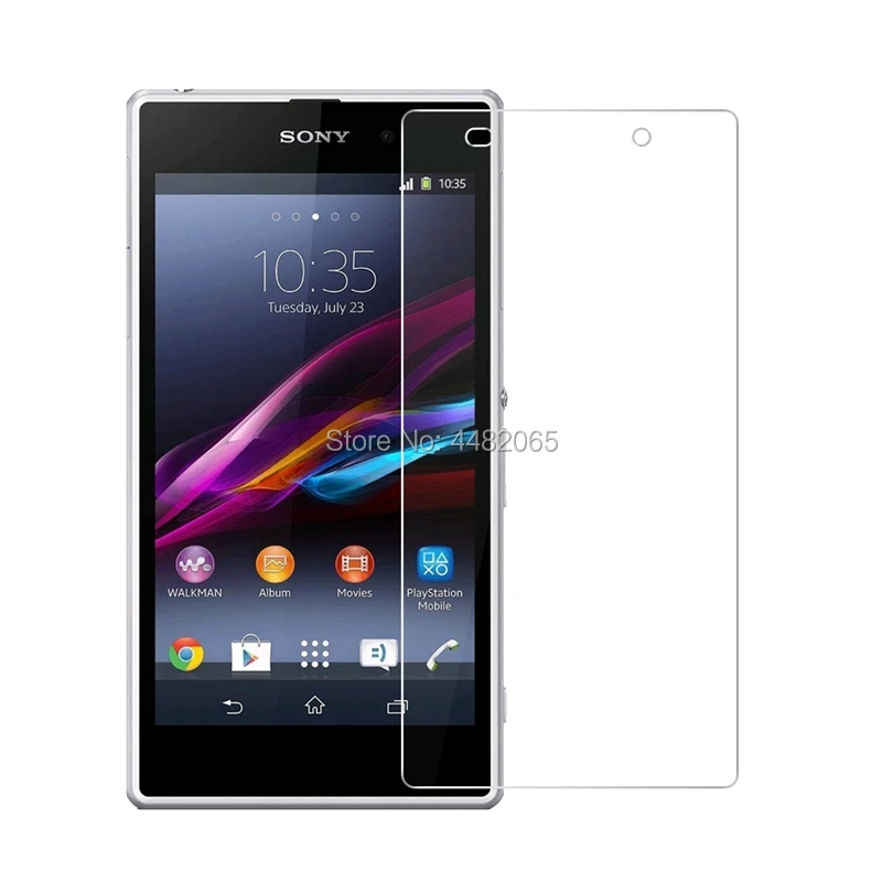 Закаленное стекло 2 шт./лот 2.5D 0 26 мм для Sony Xperia Z1 протектор экрана закаленная