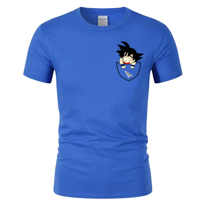 Футболка с драконом и шариком для мужчин летние футболки Z super son goku Slim Fit cosplay 3D