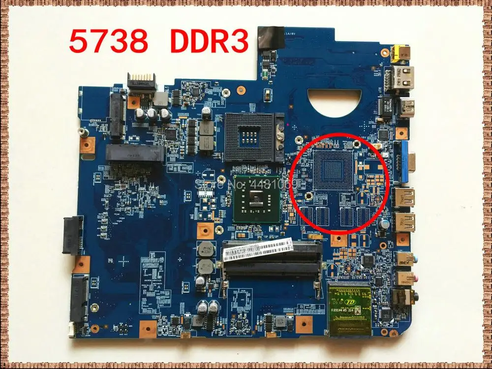 48.4CG01.011 материнская плата для ноутбука ACER 5738 5338 Мб. P5601.007 (версии 5601007) JV50 MV 100%