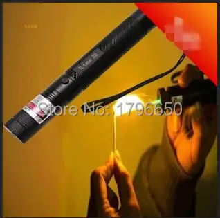 

HOT! wholesale LAZER Military 532nm 10000m 10w 303 Green Laser Pointer Flashlight Burning Beam Match Burn cigarettes Hunting