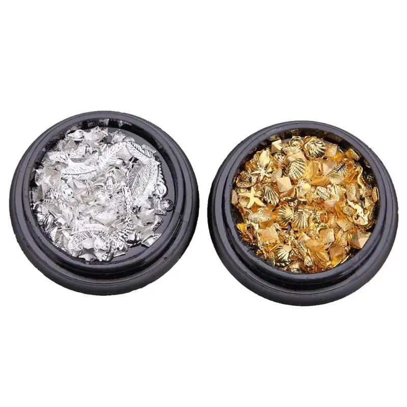 3D Glitters Nail Art Sea Shell Stars Metal Pedicure Manicure Tips DIY Decor | Красота и здоровье