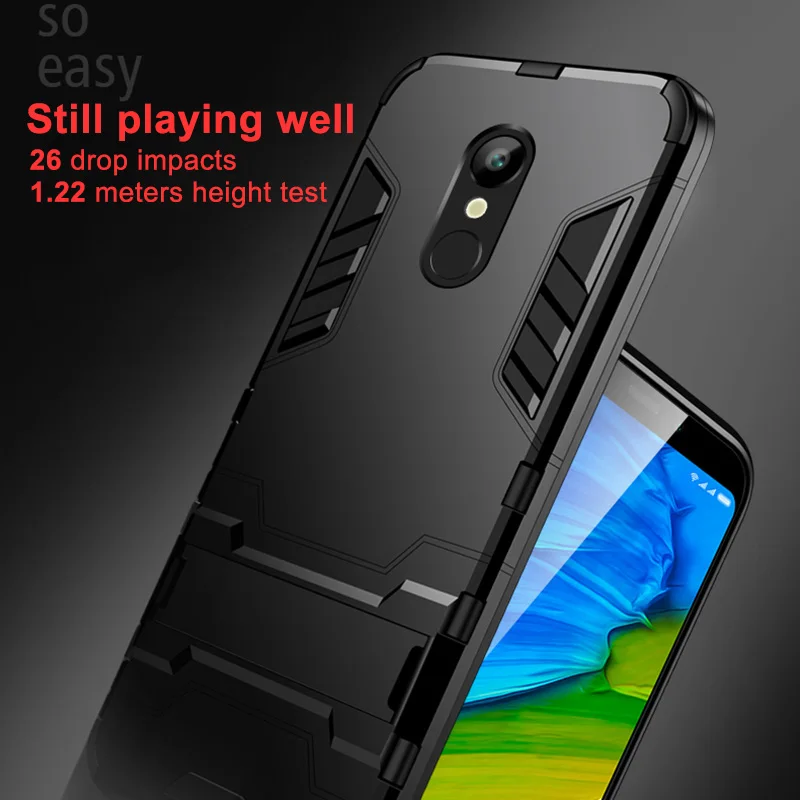 Бронированный противоударный чехол для телефона Xiaomi Redmi 4X 4A Note 3 5 Plus защита 6A Pro 5A Mi