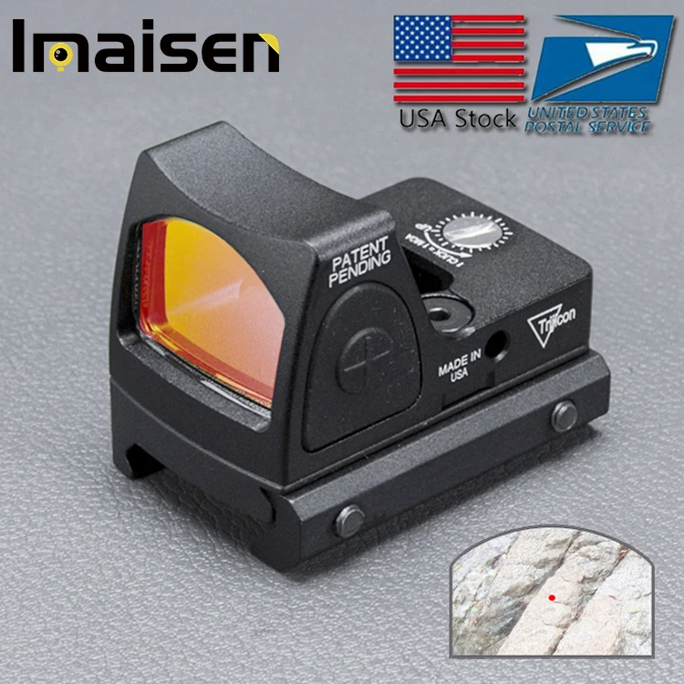 RMR Red Dot Sight Collimator / Reflex Scope fit 20mm Weaver Rail For Airsoft Hunting Rifle | Спорт и развлечения