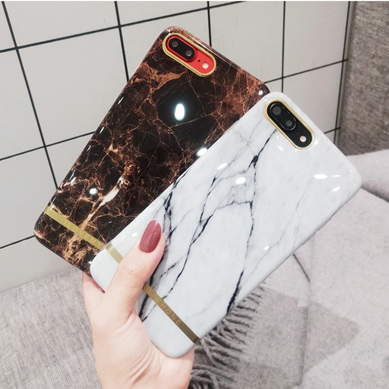 KISSCASE винтажная мраморная Текстура зеленая Мягкая силиконовая задняя чехол для