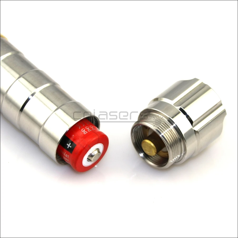 CNILasers BX9 Регулируемая фокусировка из нержавеющей стали 450nm Синяя лазерная указка