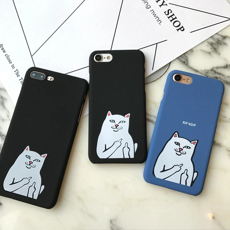 KISSCASE Забавный чехол для iPhone 7 8 Plus 6 6s Мультяшные милые Чехлы 5 5S SE |