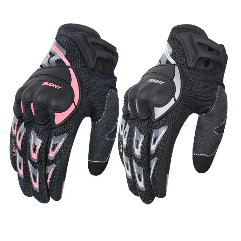 1 пара мотоциклетные перчатки летние полный палец универсальные унисекс