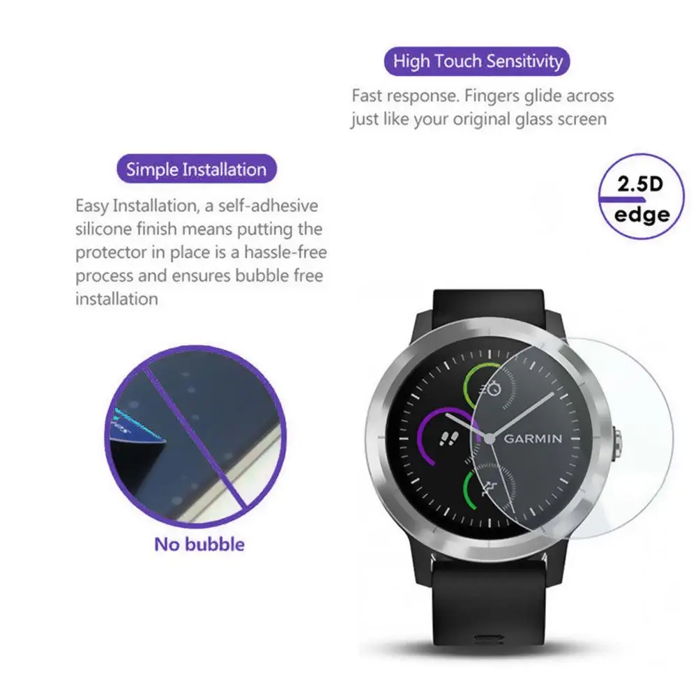 10 шт для Garmin Vivoactive 3 Закаленное Стекло защитная пленка Smart Защитная часов Экран