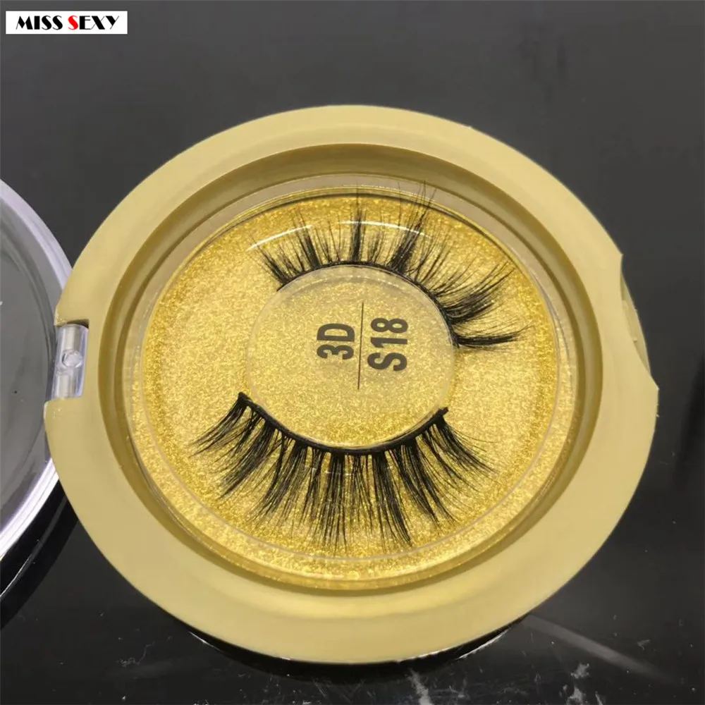 Misssexy lash натуральные 3D норковые накладные ресницы толстые Искусственные ручной