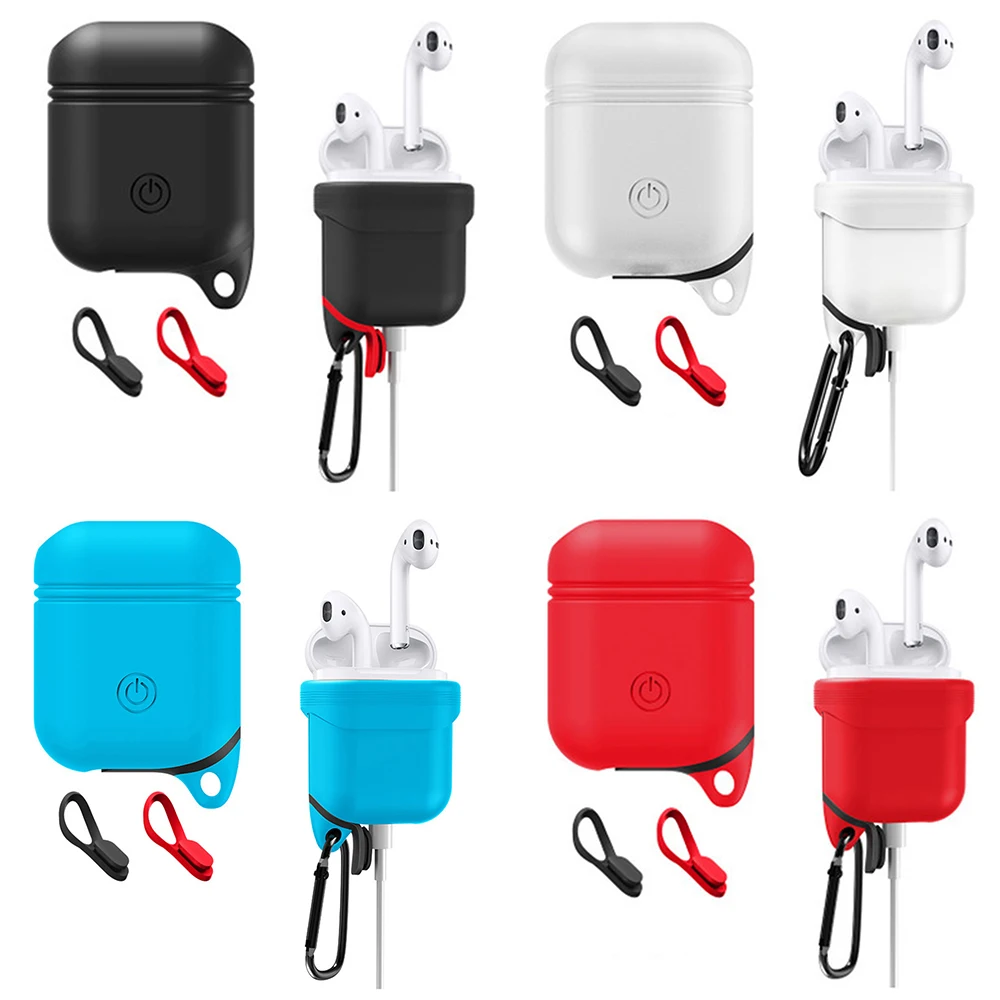 Новый чехол для наушников AirPods защитный силиконовый s Apple Airpod зарядный