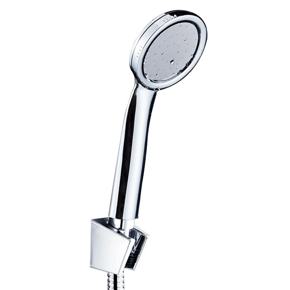 ABS Silver Bathroom Top HighPressure Shower Nozzle Head Water-Saving Bath Sprayer Modern Chrome Finished Home Improvement | Обустройство