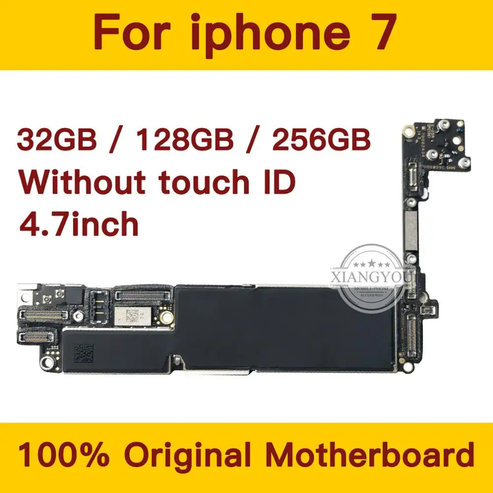 Материнская плата для iPhone 7 32 ГБ/128 ГБ/256 ГБ без Touch ID оригинальная разблокированная