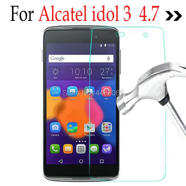 Закаленное стекло для Alcatel One Touch Idol 3 2 шт. защита экрана 4 7 дюйма 6039Y защитная