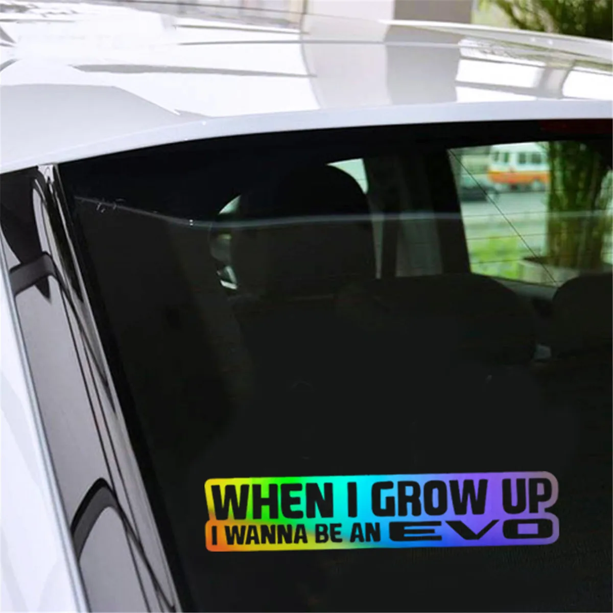 Когда Я вырастаю EVO стикер/наклейка Дрифт автомобиль турбо бомба JDM ILLEST FATLACE|sticker