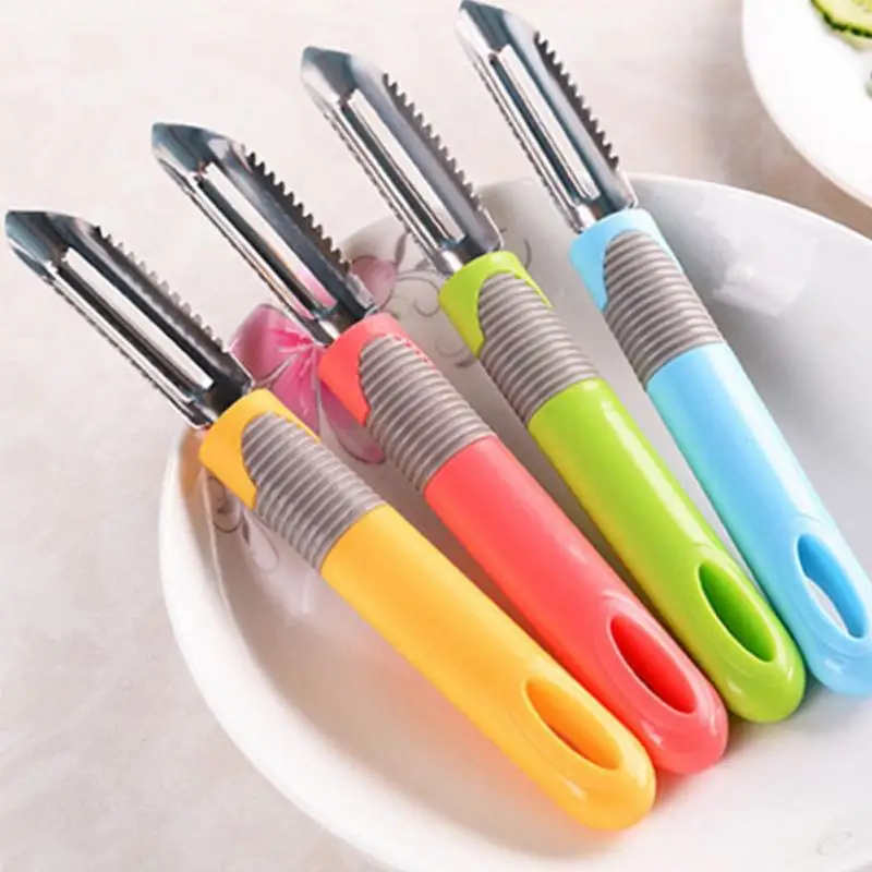 Универсальный нержавеющая сталь щипцы для резки Овощечистка Нескользящие