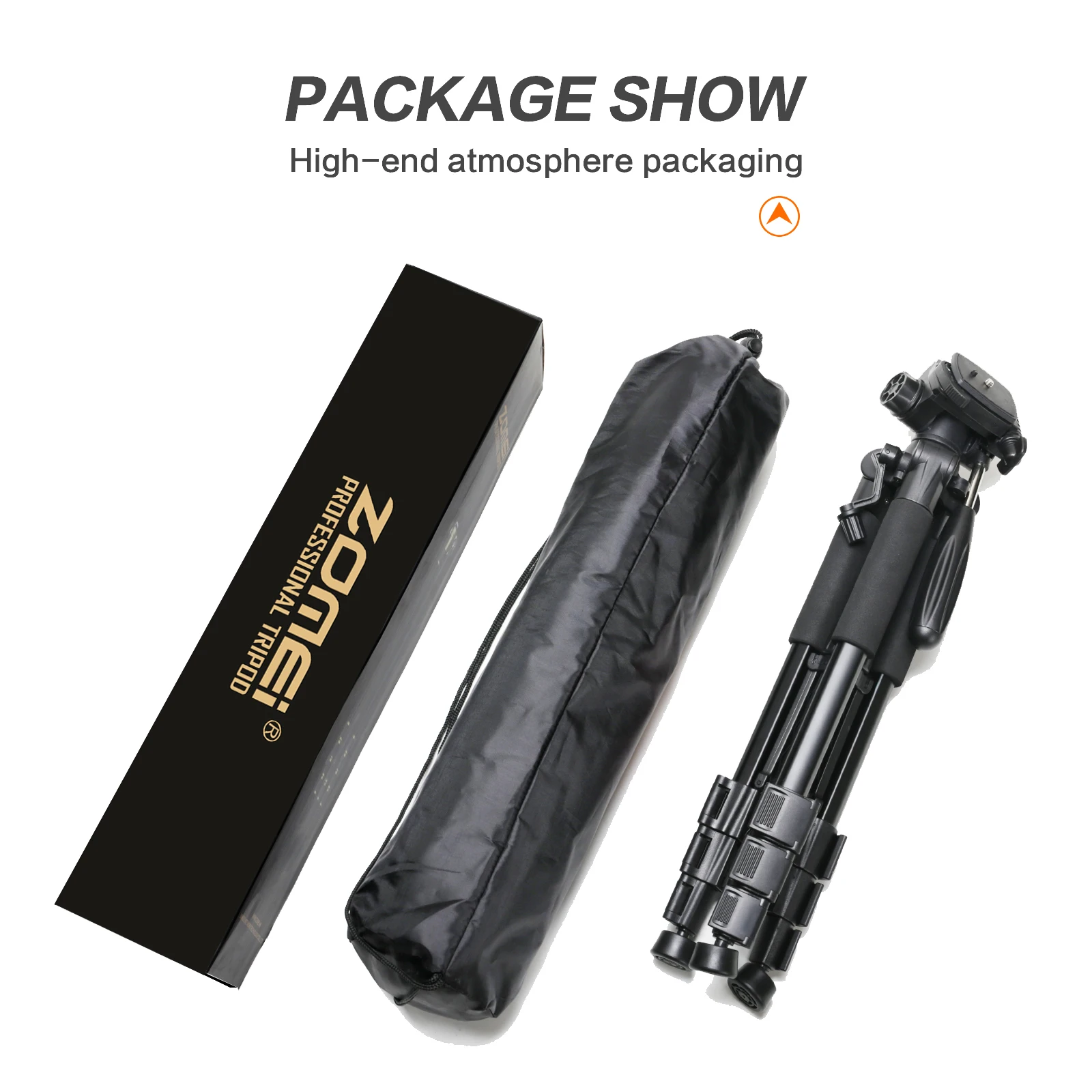 ZOMEI Q111 Professional Portable Lightweight Travel Aluminum Camera Tripod Pan Head for Smartphone SLR DSLR Digital | Электроника