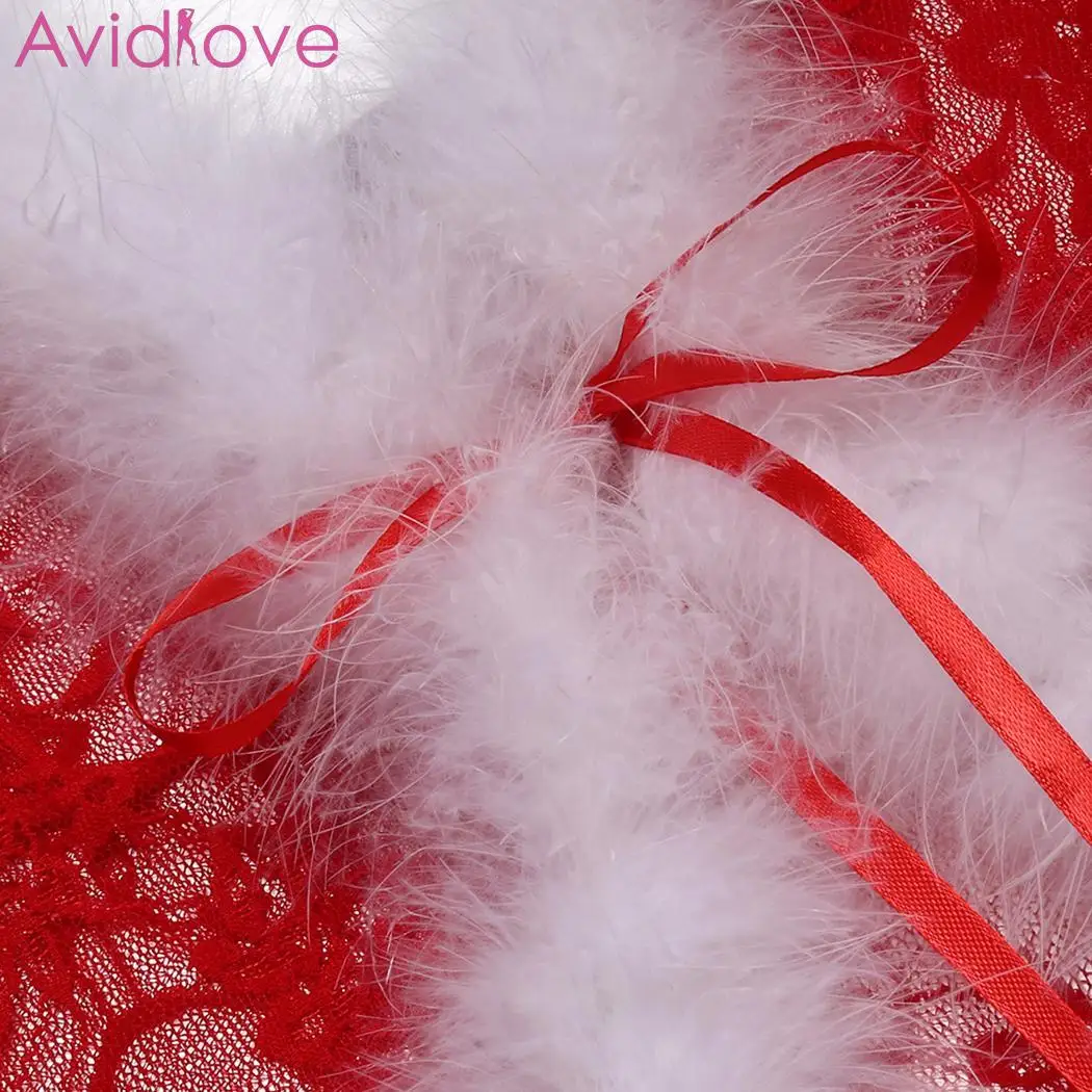 Avidlove рождественское сексуальное ночное белье горячее эротическое пижамы