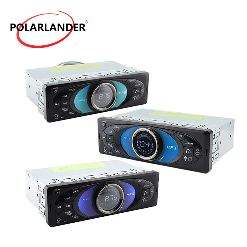 Авто MP3 USB TF AUX FM AM автомобильный радиоприемник с Bluetooth 2 5 дюймов Автомобильный