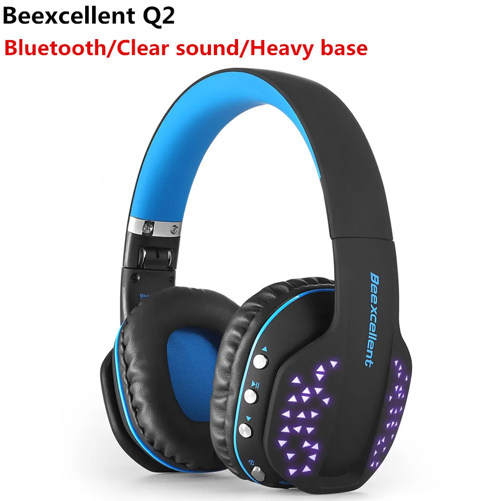 Beexcellent Q2 складной Беспроводной Игровые наушники Bluetooth шлем игровая гарнитура с