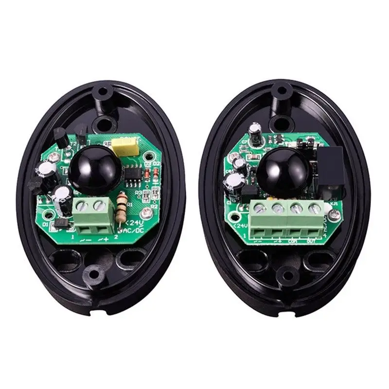 

2pcs Photocell Sensor Beam 12/24 V for Sliding Gate Opener Infrared Safety