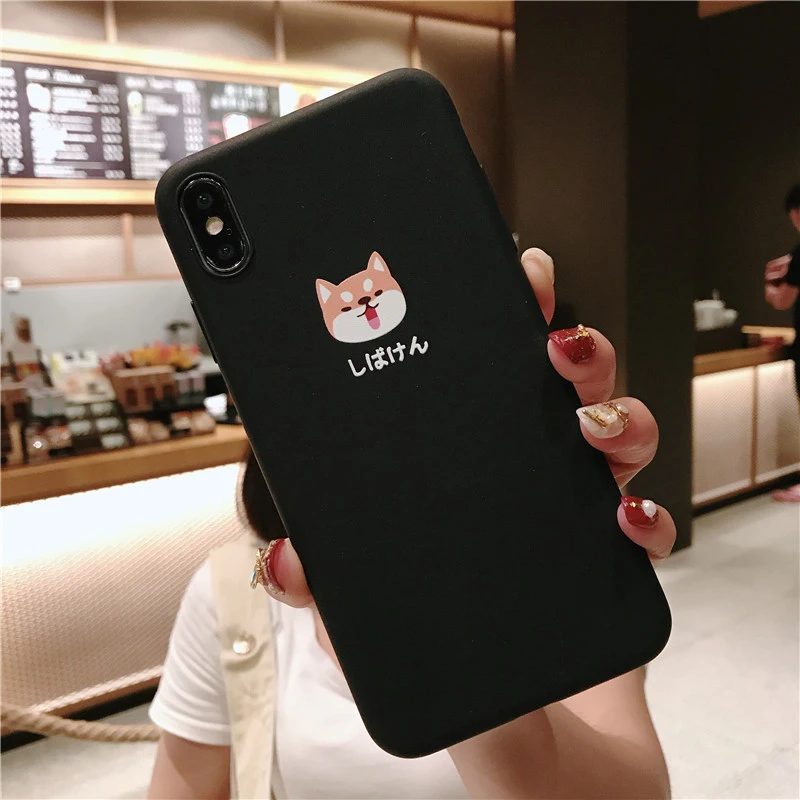 Lovebay Phone Case For iPhone 6 6s 7 8 Plus X XR XS Max Cute Cartoon Shiba Dog Soft TPU 11 Pro Back Cover |
