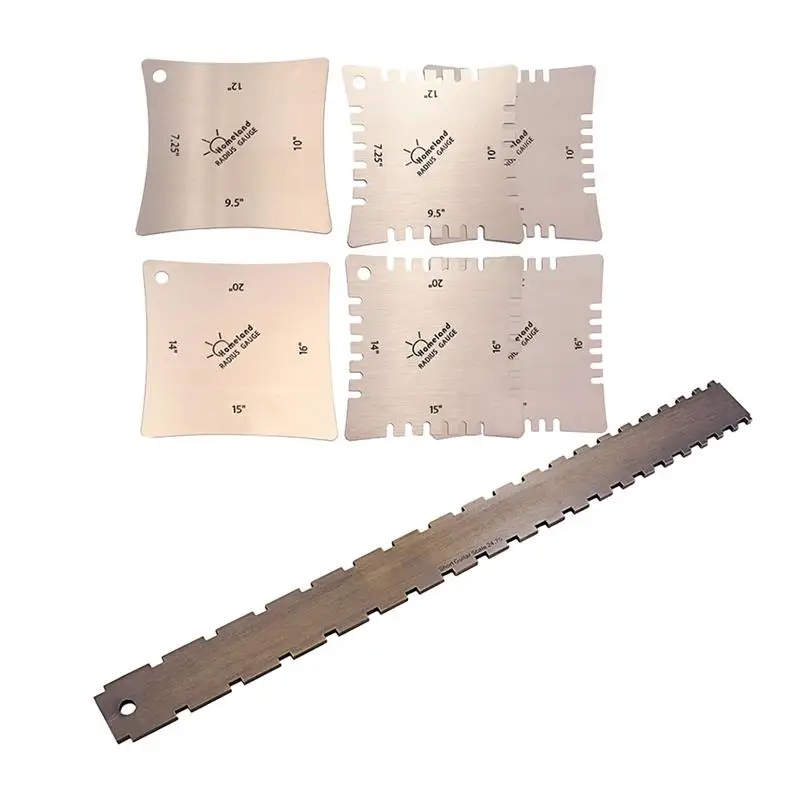 1 компл.. Прочный нержавеющая сталь R509 радиус измерительные приборы строка