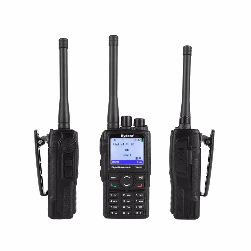 Kydera DM 760 цифровое радио DMR 400 480 МГц 2000 мАч UHF двухстороннее двухканальные рации Ham