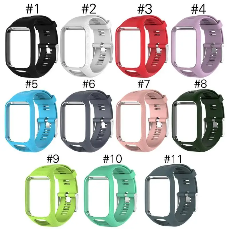 Smartband силиконовый ремешок рамка водонепроницаемый замена Браслет для TomTom Runner