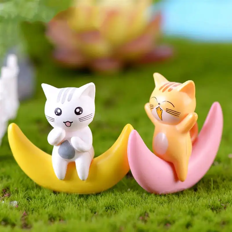 1 шт. Kawaii фигурки котят ПВХ высокого качества миниатюрные подарок на день