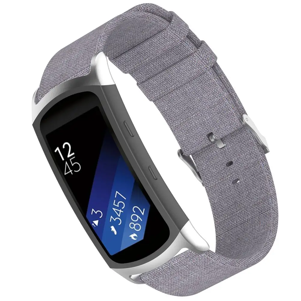 Пряжка нейлоновый ремешок для наручных часов для samsung Шестерни подходит 2/Fit 2 Pro Фитнес ремешки наручные Ремешки SM-R365 SM-R360 SM-R350 браслет